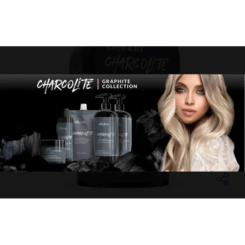 Difiaba Charcolite Shampoo Cool Toning Anti-brass 250ml