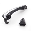 8Pcs Front Rear Exterior Outer Door Handle Chrome Black 1Set
