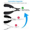 Toenail Clippers for Thick & Ingrown Toe Nails Heavy Duty