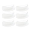 6PCS Round Placemat Woven White Table Mat Heat Insulation Easy