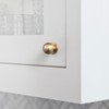 Goo-Ki 6 Pack Champagne Bronze Kitchen Cabinet Knobs,Modern Drawer Pulls,1