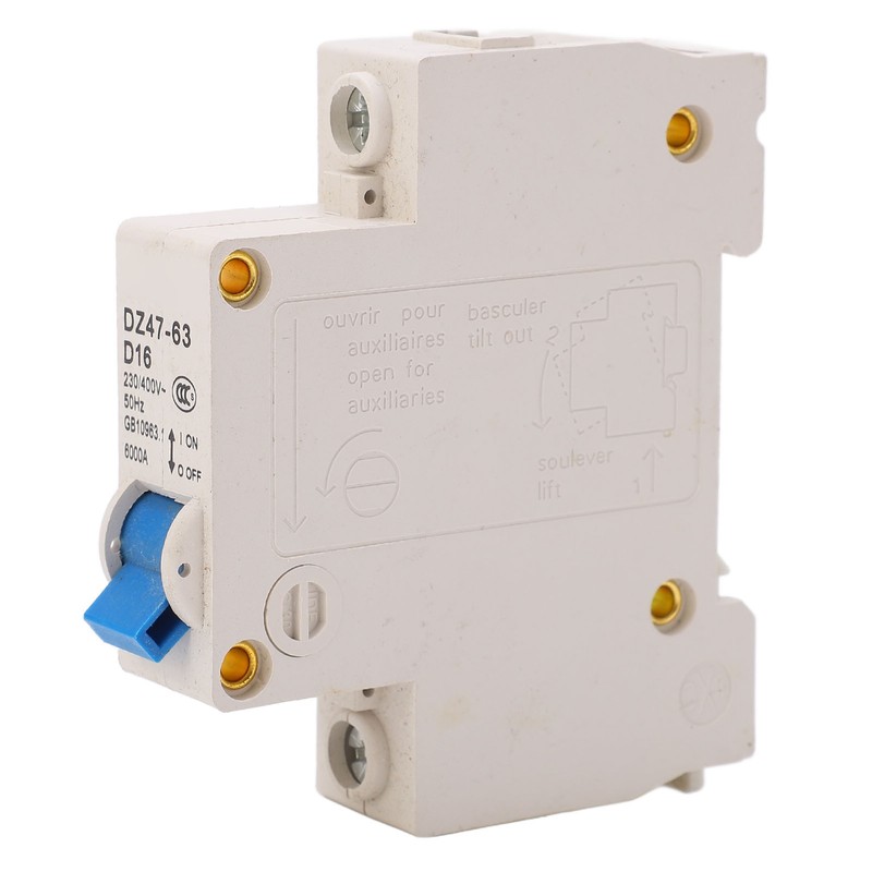 Miniature Circuit Breaker 63A 4500A Breaking Capacity Current Protection Device