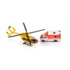 siku 1850, Rescue vehicle set, 1:87, Metal/Plastic, Multicolour, Rubber tyres,