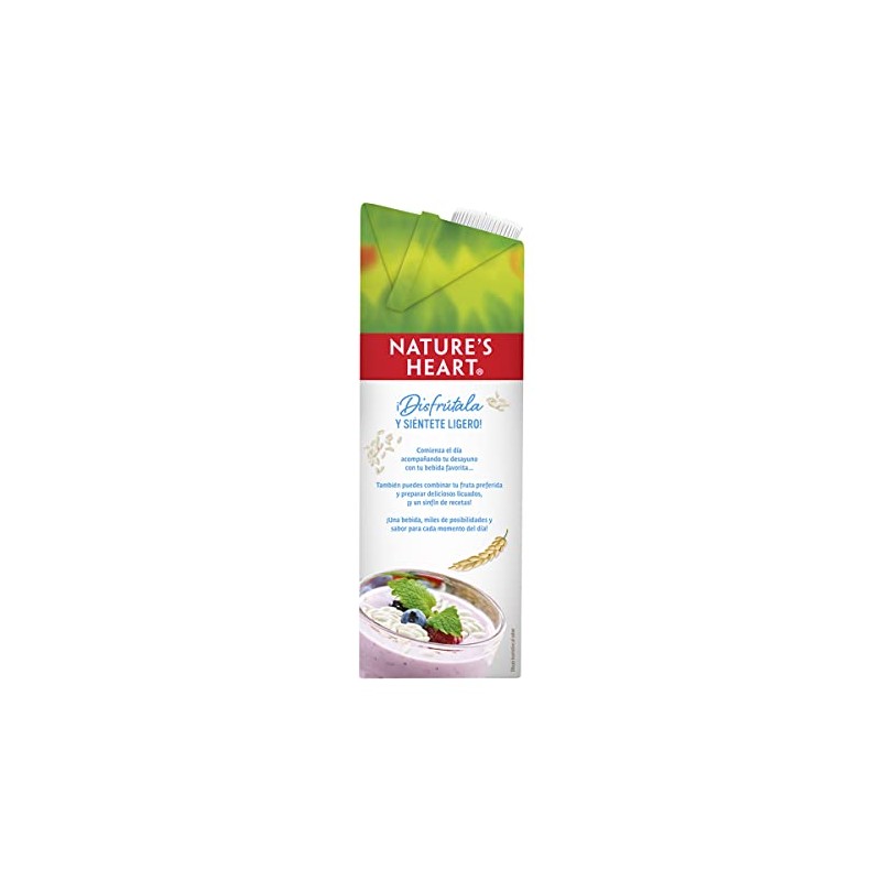 Nature's Heart Leche de Arroz sin azúcar Caja con 6