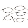 MOTOFLEX Simson Schwalbe KR51/1 Bowden Cable Set Black from Model