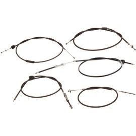 MOTOFLEX Simson Schwalbe KR51/1 Bowden Cable Set Black from Model 75, Starter Length 38 mm, Brake Lever Outer