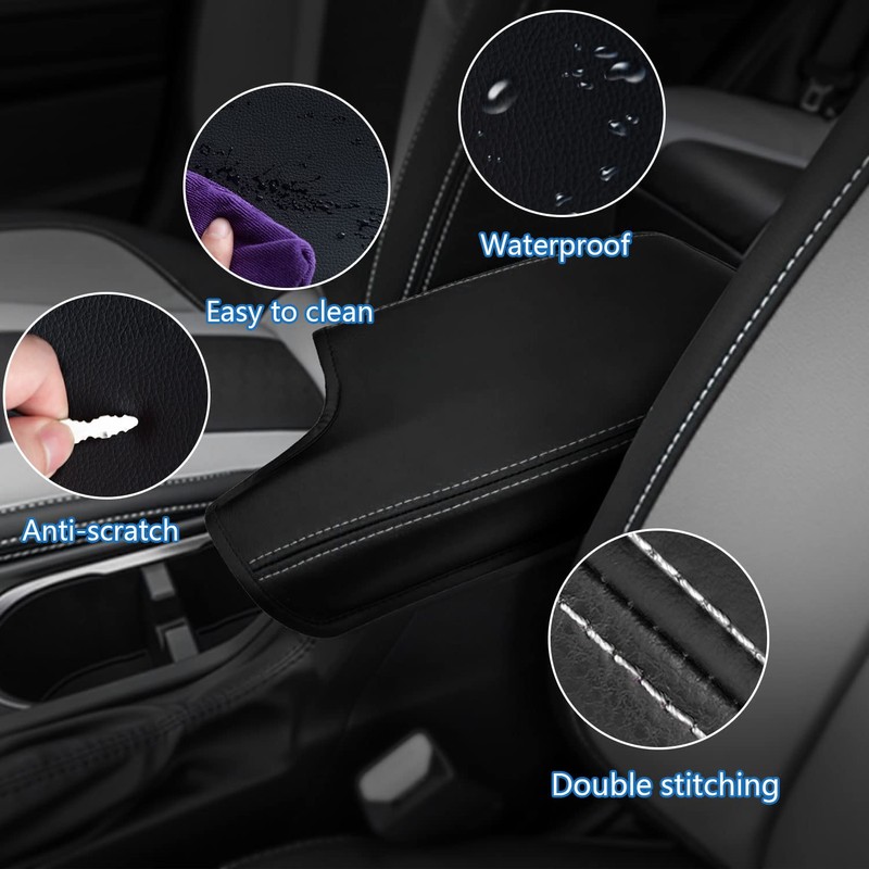 BoxCheer Armrest Cover for 2017-2023 Subaru Impreza 2018-2023 Crosstrek Center