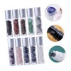 Mikinona Elegant Natural Semi-precious Stones Essential Oil Rollerball Bottles 10ml