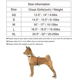 KRUZ PET KZA306-02M Reflective Mesh Dog Harness, No Pull, Quick Fit, Comfortable, Adjustable Pet Vest Harnesses for Walking, Training, Small, Medium Dogs - Blue - Medium