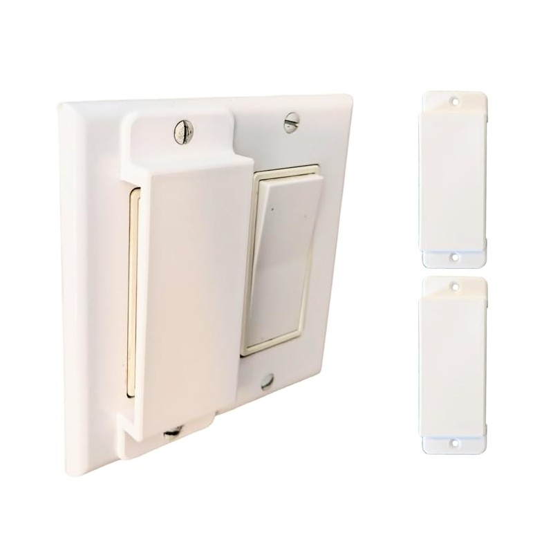Light Switch Guard Covers for White Rocker Switch – Prevent