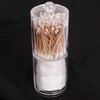 Transparent Multi-Purpose Organizer for Cotton Swabs, Toothpicks, and Cotton Pads Organization 10ea