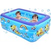 Peziang Swimming Pools, Inflatable Swimming Kiddie Pool for Kids Baby,