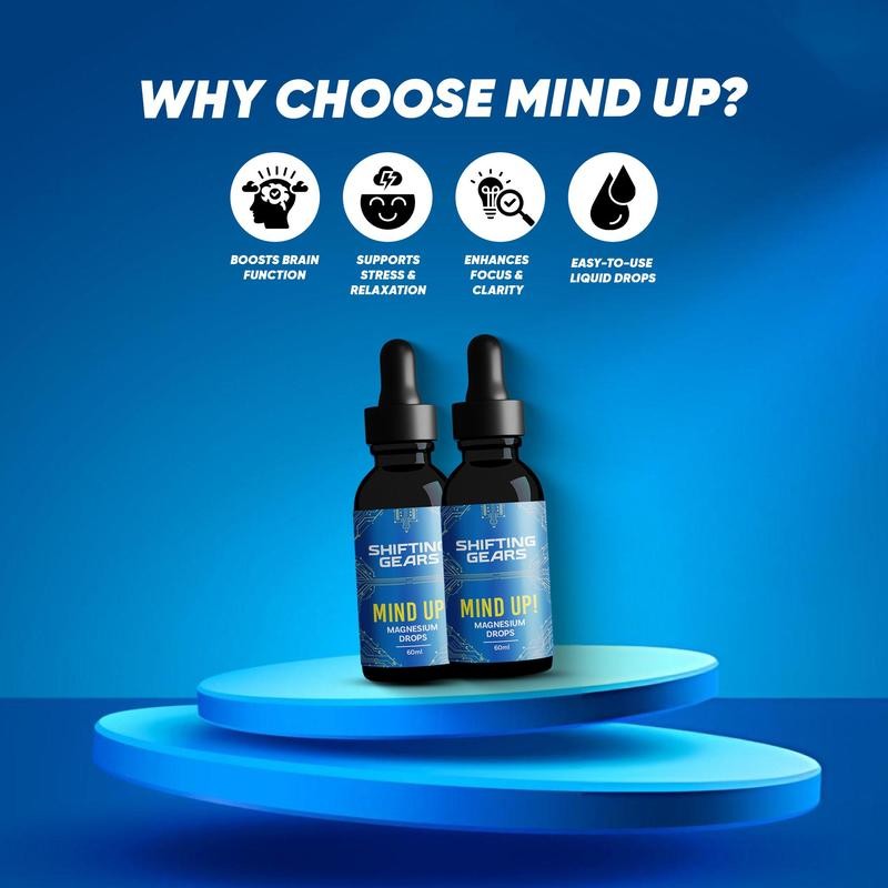 Mind Up Magnesium Drops – Fast-Absorbing Cognitive Support with Potassium