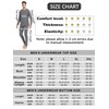 URATOT 2 Sets Men's Thermal Underwear Set Fleece Lined Thermal
