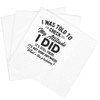 SharkBliss Funny Sarcastic Quotes Cocktail Napkins, 100 Pack I Was
