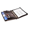 MENZO Leather Writing Case, Document Folder, Genuine Buffalo Leather Folder,