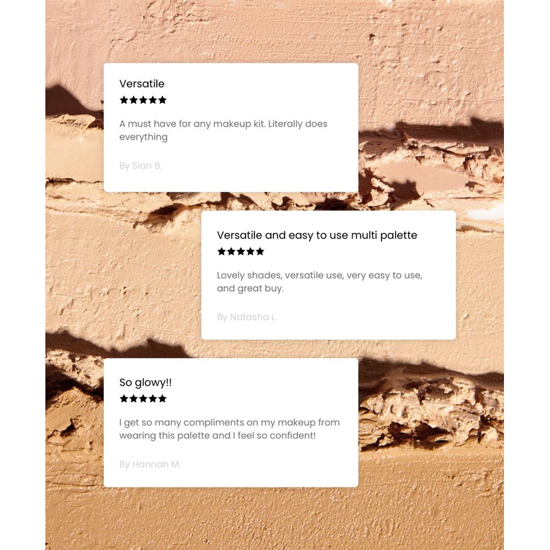 BEAUTY BAY Mini Make Face Multi-Use Complexion Palette (Fair -