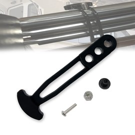 Marine Boat Telescoping Ladder Strap with 3 Adjustable Mounting Holes, Secure Retaining Rubber Latch Band for Yacht Sport Jet Swim Boarding (S)