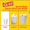 Glad Trash Bags, OdorShield Small Garbage Bags, Gain Original &