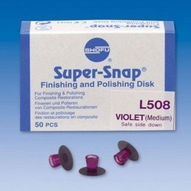 Shofu Dental Corp L508 Super-Snap Disks Finishing Dk Violet 50/Bx