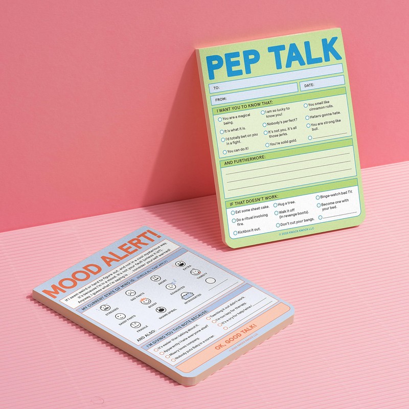 Knock Knock 1-Count Today's Mood Nifty Note Pad, Mood Tracker