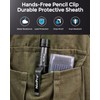 Nicpro 6 Pack CP3000 Carpenter Pencils with Sharpener, Mechanical Pencil