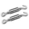 Design61 Set of 2 Turnbuckles M6 x 60 mm Wire