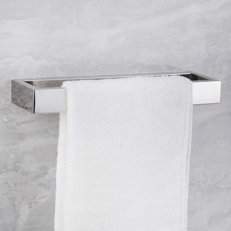 kimzcn Bathroom Towel Ring Polished Stainless Steel Wall Mounted Hand