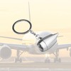 DonJordi Engine Turbine Keyring with Ring for All Pilots and