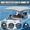 Caminor 3 Bow Bimini Top Replacement Canvas with Light Hole