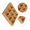 Divided Wooden Tray Multi Compartments Serving Tray for Hot Pot
