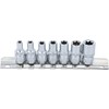 BGS 6402 | Socket Spanner Insert Set E-Profile | 7-Piece