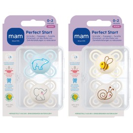 MAM Perfect Start 0-2 Pack of 4 Blue