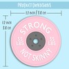 UBUN2 Mini Barbell Keychain - Strong Not Skinny | Fitness