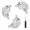 Schuko Plug, Plug 250 V with Kink Protection Sleeve, Schuko