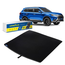 Goodyear Custom Fit Cargo Mat Liner for Mitsubishi Outlander 2014-2021 - Heavy Duty Trunk Liner, Diamond Shape, Luggage with Waterproof, Liquid Trapping Technology - Anti-Slip Cargo Liner - GY006319