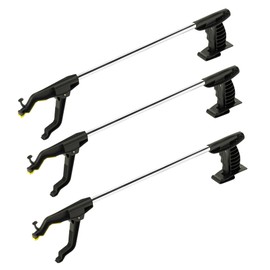 Cubii Health Handi-Reacher, Long - 30", Lightweight, Rotating, Easy-to-Use, Handy Trigger Grabber, Created for People with Restricted Grip Strength and Gripping Capabilities, 3/PK