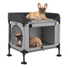 Veehoo Dog Bunk Bed, Dog Beds Attachment to Human Bed,