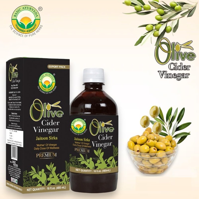 BASIC AYURVEDA Olive Cider Vinegar | Natural Jaitoon Sirka |