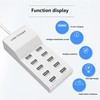 USB 10 Port Desktop Portable Charging Station, Suitable for Charging
