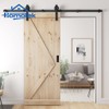 HOMOTEK 4 Pack Flush Sliding Closet Door Pulls, Recessed Finger