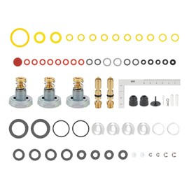 37-485 Carburetor Rebuild Kit Fit for Holley 4150 4 Barrel Gasoline Double Pumper Carb for Holley Models 4150, 600, 650, 700, 750, 800, 850 CFM