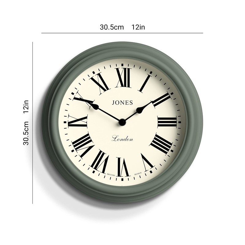Jones Clocks® Venetian Wall Clock - Round Wall Clock -