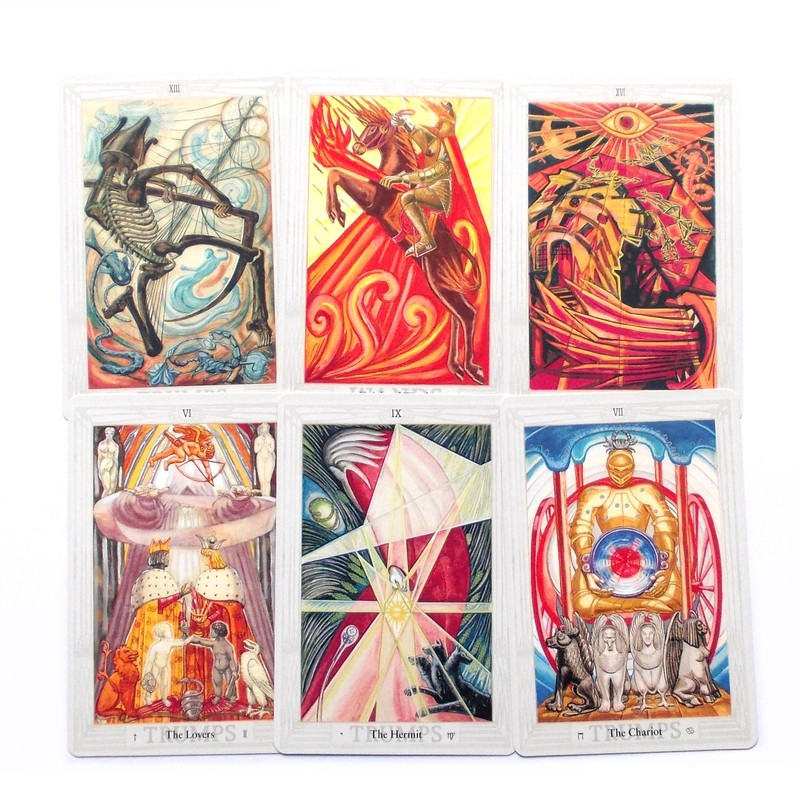 Green Cross Toad Aleister Crowley Thoth Tarot 78 Cards Deck