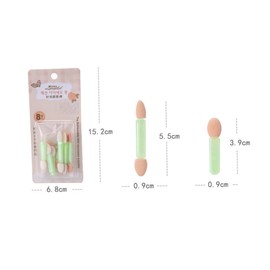 Healeved 8-in-1 Makeup Kit Double-sided Sponge Brush Eyeshadow Sticks Soft Lightweight Great for Travel Special Occasions Random