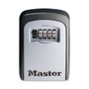 Master Lock : Locking Combination 5-Key Steel Box, 3-7/8w x 1-1/2d x 4-5/8h, Black/Silver -:- Sold as 2 Packs of - 1 - / - Total of 2 Each