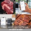 YOMYM Inalámbrico Termómetro Carne,Termómetro Digital Cocina,con 2 Sondas