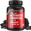 Activated Charcoal 1,200mg Per Serving by BEBEFEN | Enhanced with