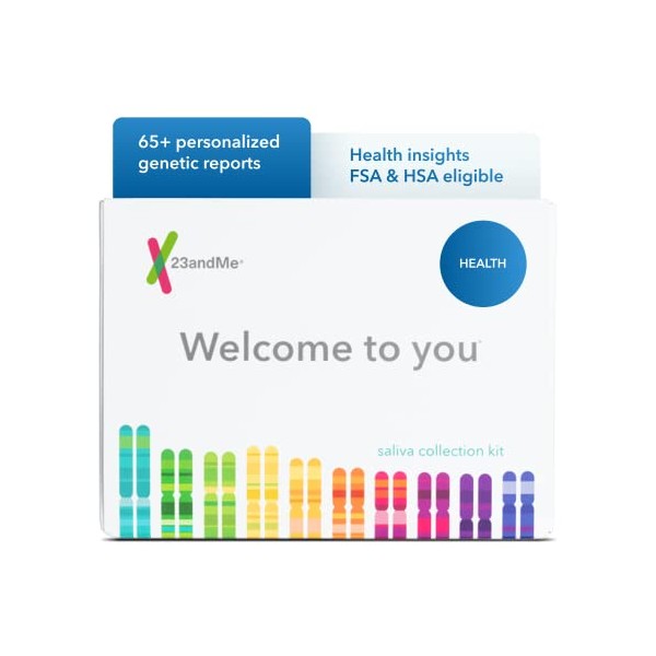 23andMe Health Service: Personal Genetic DNA Test Including Health Predispositions, Carrier Status, and Wellness Reports (Before You Buy See Important Test Info Below)