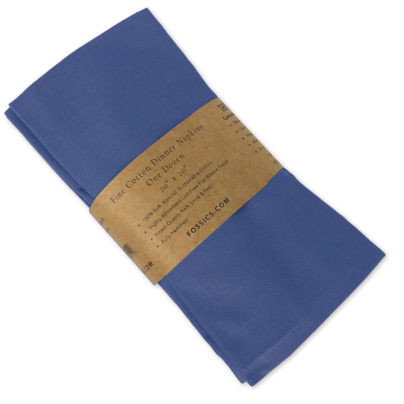 FOSSICS Servilletas de algodón 100 % de tela de algodón
